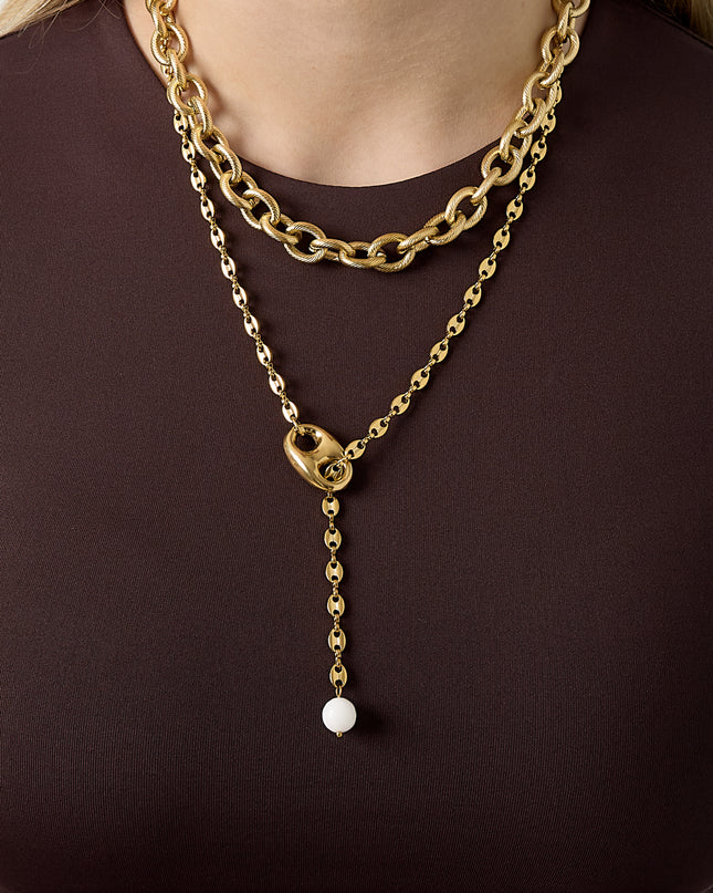 Gecombineerde shakel ketting