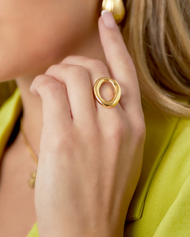 Hoop Ring - Gold kleur