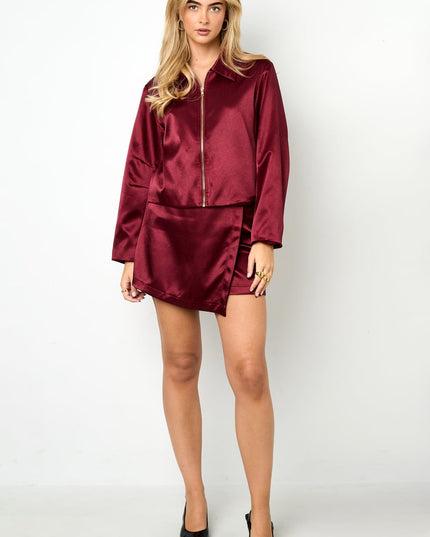 Satin Look Jacket