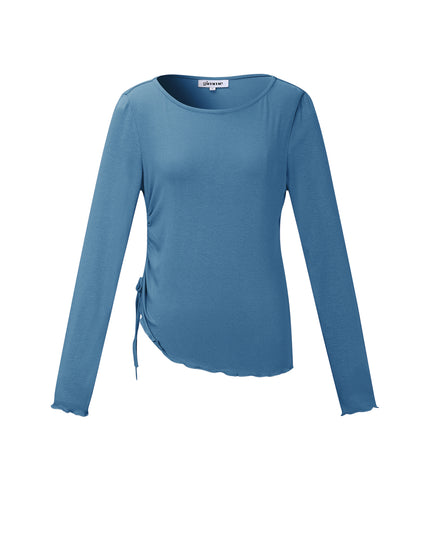 Geplooide longsleeve