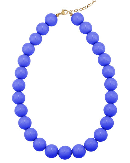 Large colored necklace - 15mm