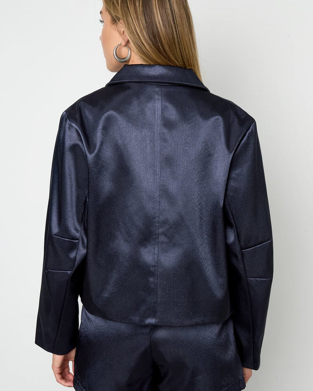 Satin Look Jacket