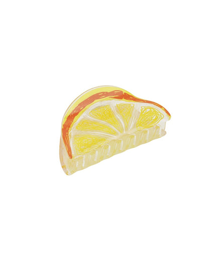 Hair clip Lemon with a touch of orange