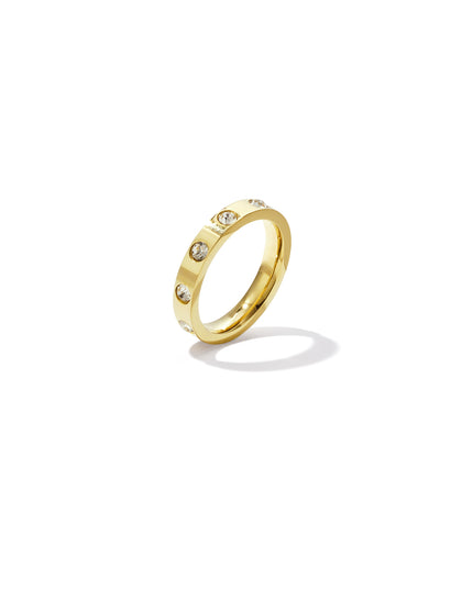 Ring met minimalistische steentjes