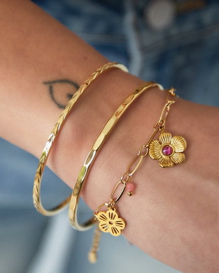 Eenvoudige gevlochten armband