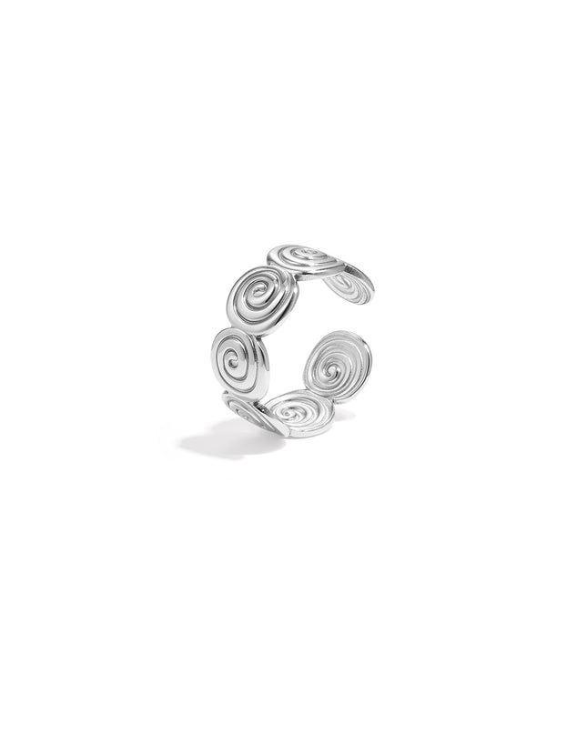 Minimalistische ringen van roestvrij staal, ronde, casual, dagelijkse, eenvoudige serie, dames sieraden