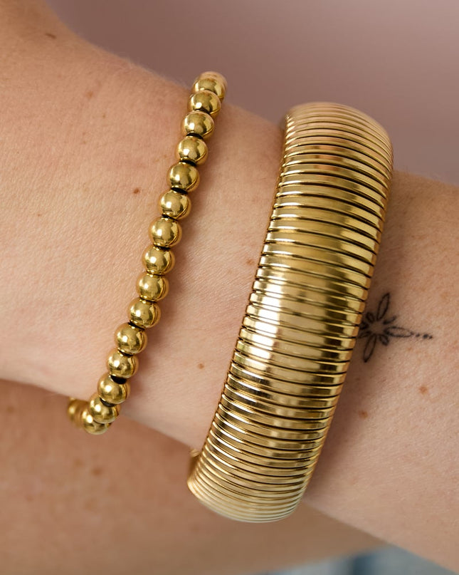 Solid bead bracelets-6mm