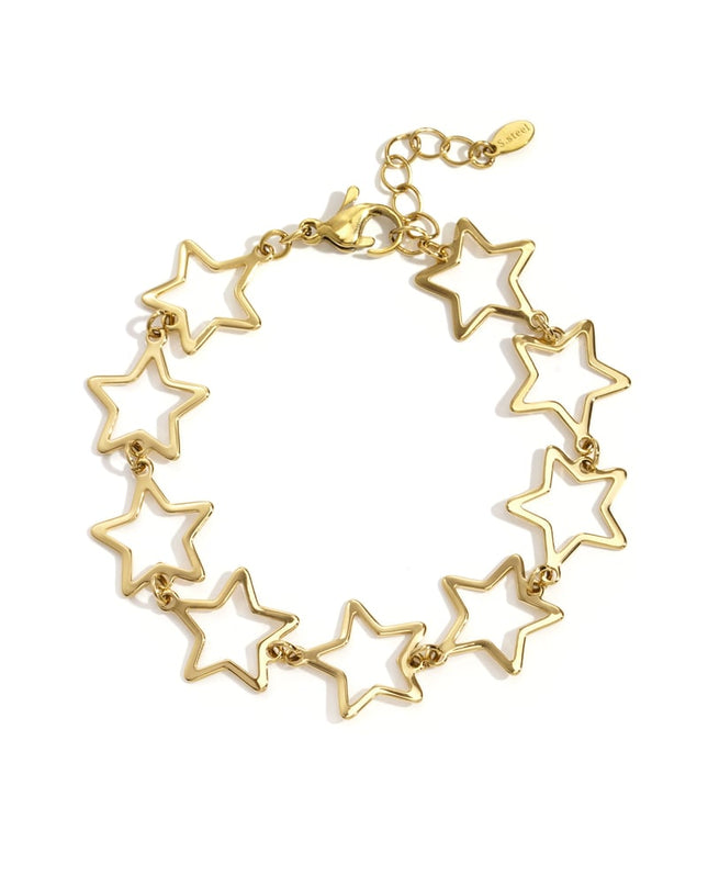 Stainless Steel Chain Bracelets Star Casual Daily Simple Series Women's jewelry