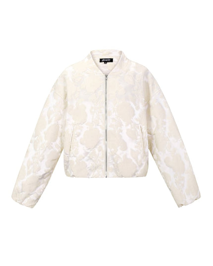 Jacquard Jacket Flower