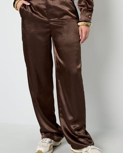 Silk Look Pants