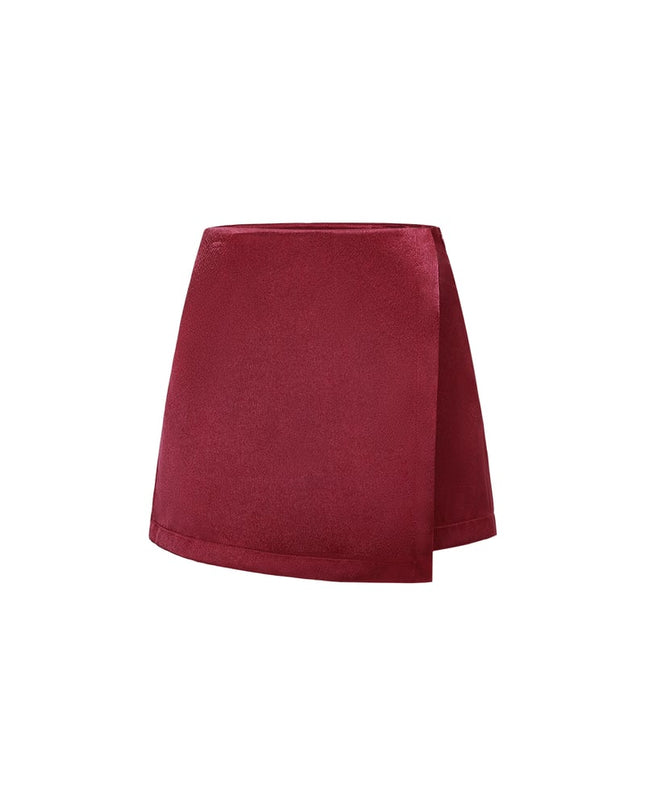 Satin Look Skort