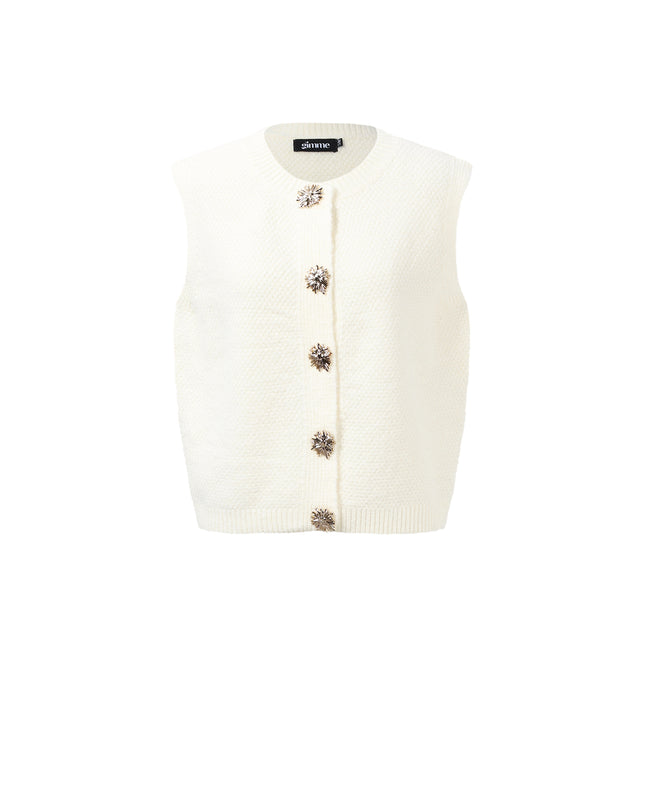 Polyestervezel (polyester) Gebreid vest Effen kleur Casual Herfst/Winterkleding