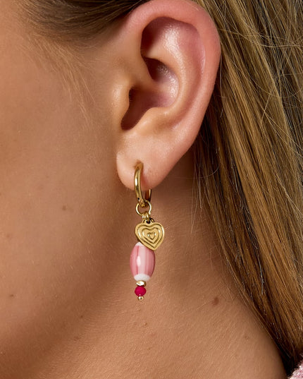 Oorbellen met hartjes, casual, dagelijks, eenvoudig, serie, damessieraden