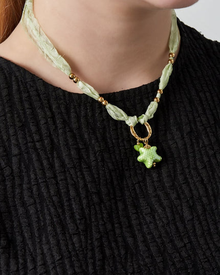 starry ketting - groen en