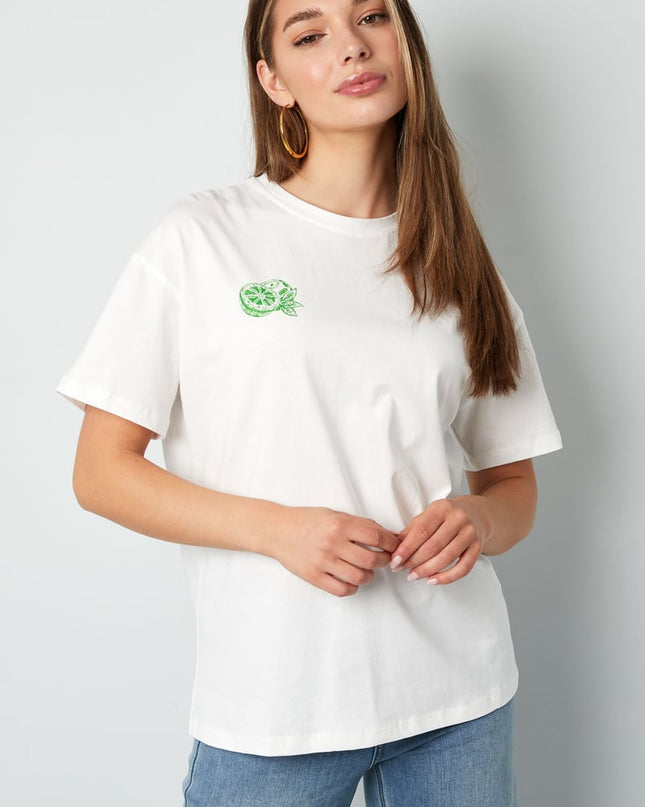 T-shirt Oranje Limonade