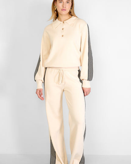 Rechte broek Kleurenclash Sportieve herfst/winterkleding