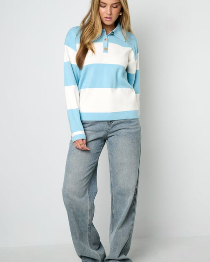 Gebreide truien Strepen Casual Herfst/Winter