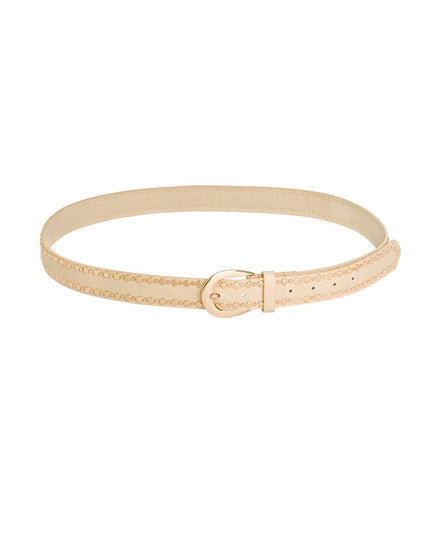 Riem Fabulous Stud Zwart & Zilver PU