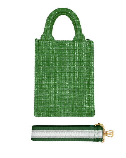 Handtas met patroon & bag strap - rood Polyester