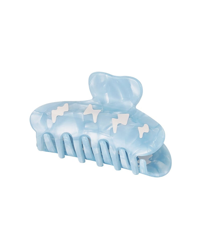 Haarklem print - blauw Sheet Material