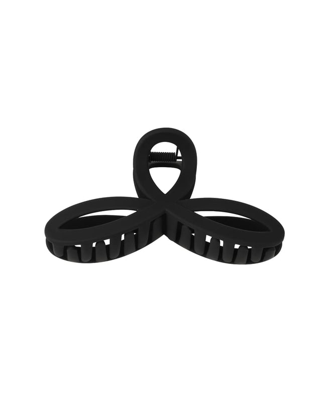 Haarklem schattig - zwart Plastic