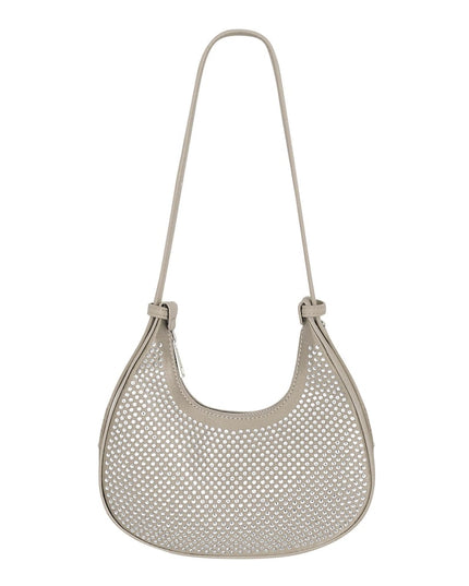 Croissant Bag White Glitters - PU