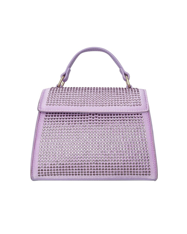 Handtas strass - lila PU
