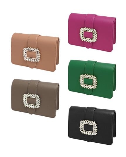 Bag buckle classy - dark brown