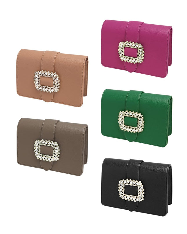 Bag buckle classy - dark brown