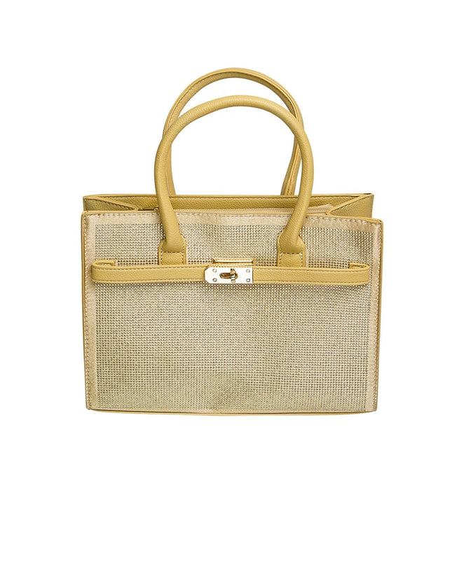 Handbag lock strass - fuchsia