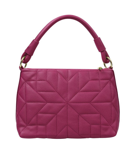 Gestikte handtas bruin