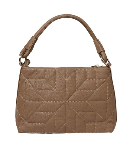 Gestikte handtas bruin