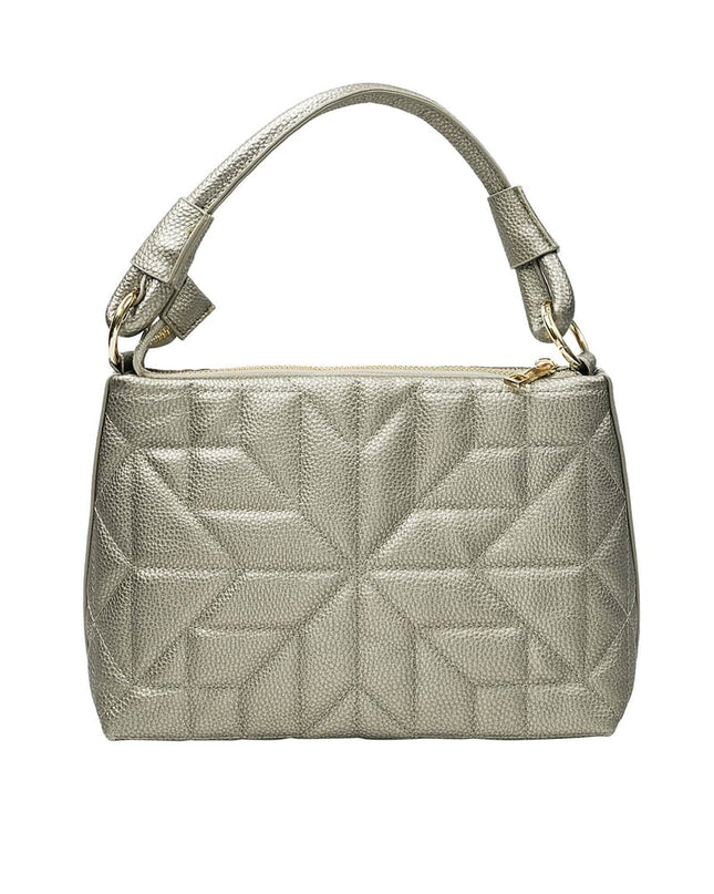 Gestikte handtas bruin