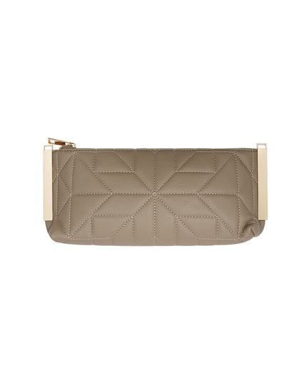 Gestikte clutch gouden hardware - koper