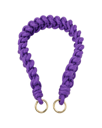 Gevlochten tas strap wijnrood