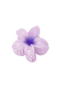 Hair clip with gradient flower Hawaii love - light pink