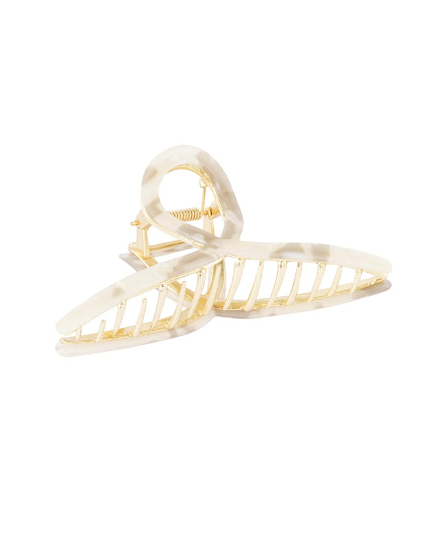 Haarclip krul marble