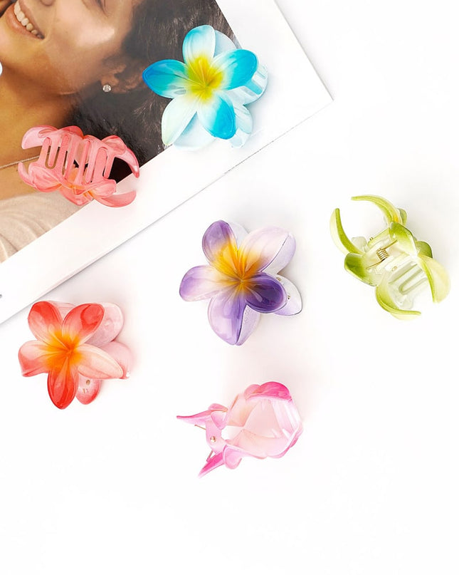 Hair clip Hawaiian dream - Red