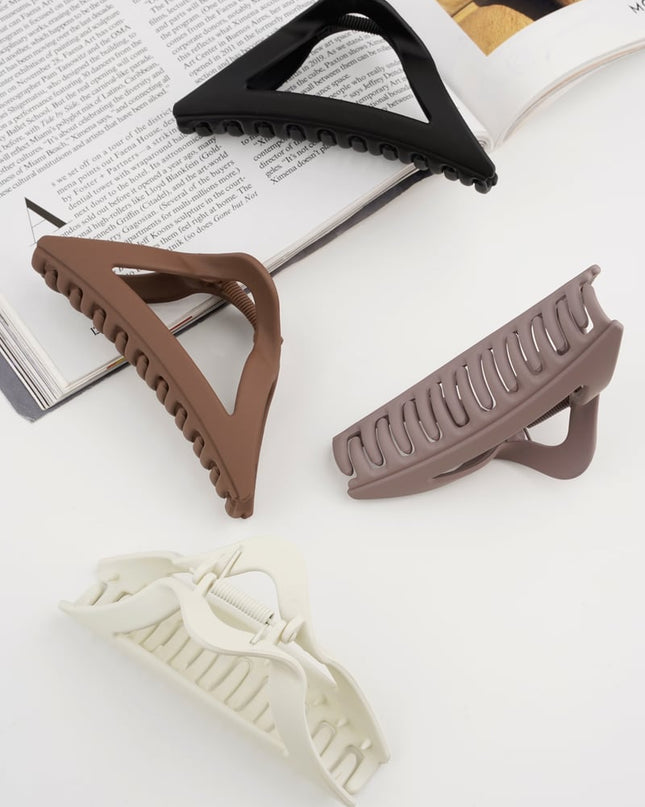 Haarclip matte triangel