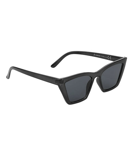 Monochrome cat eye sunglasses - black