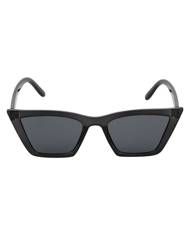 Monochrome cat eye sunglasses - black