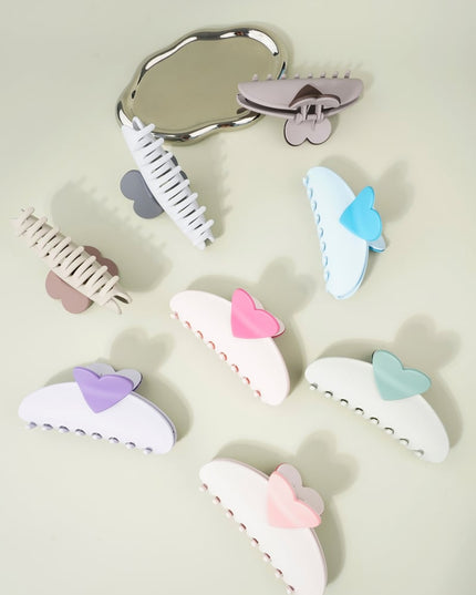 haarclip met hart detail