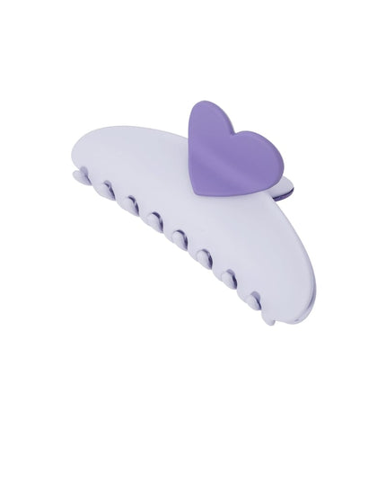 haarclip met hart detail