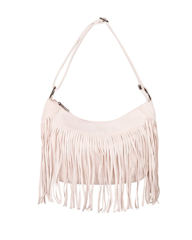 Retro tas - bleekroze 