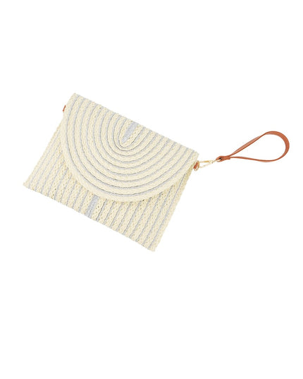 Summer clutch living life - off-white