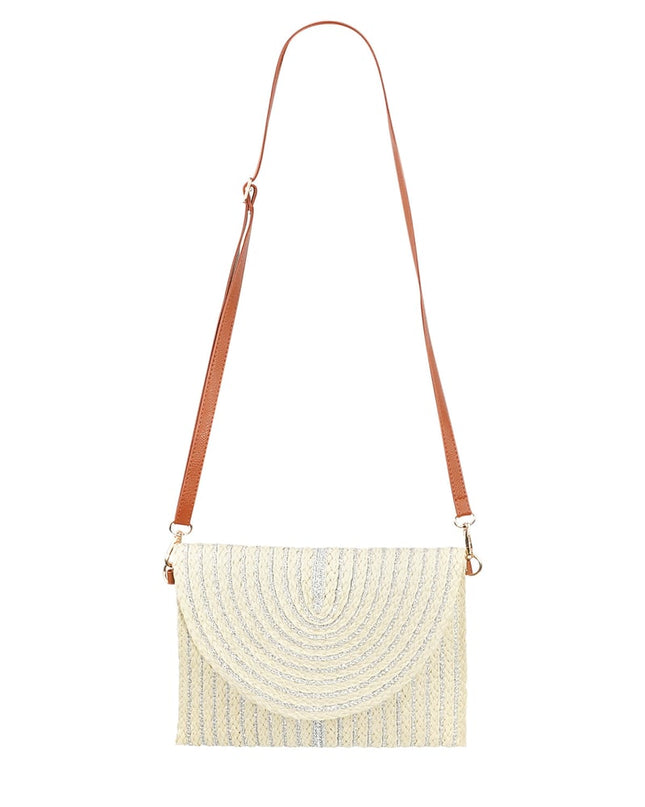 Summer clutch living life - off-white