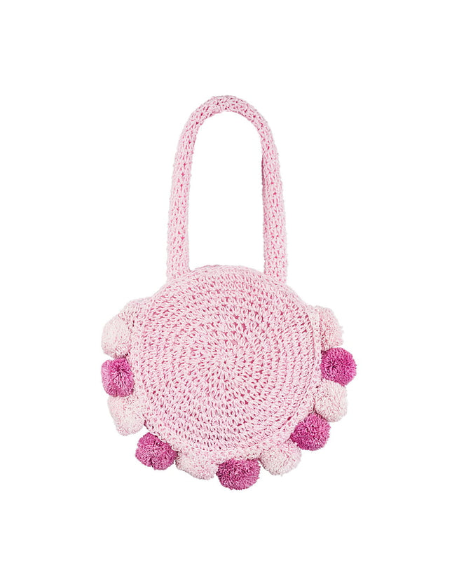 Pom pom beach bag - groen