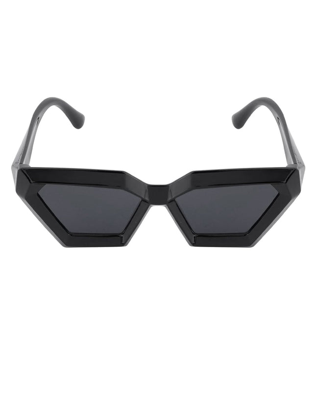 Angular sunglasses - black