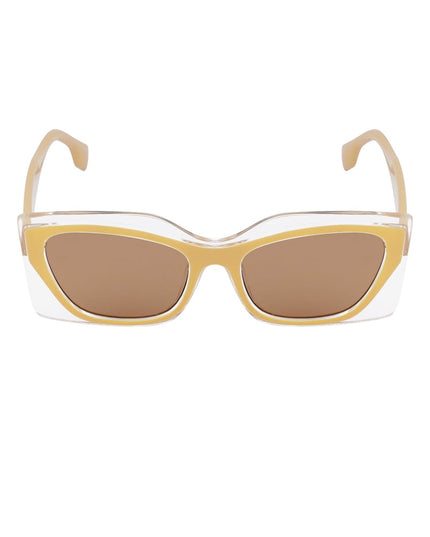 Double frame sunglasses - orange 