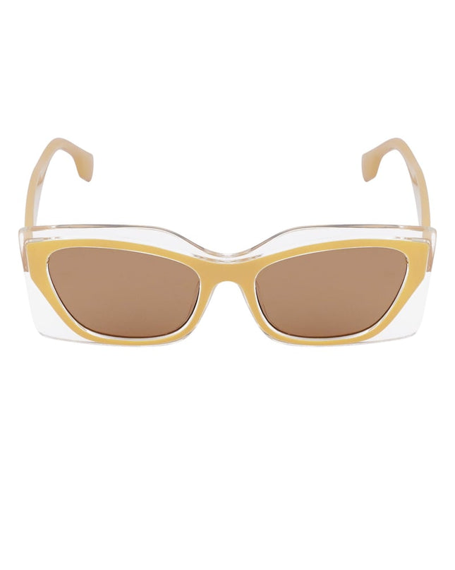 Double frame sunglasses - orange 